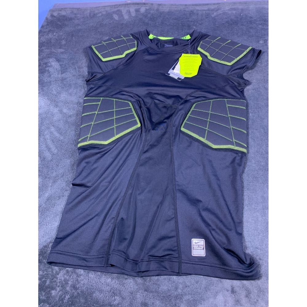 Nike Pro Combat Hyperstrong Men's Padded Shirt XL Black NWT Football